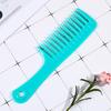 Pente Grande de Dentes Largos Pente de Dentes Largos para Cabelo Cacheado Pente Vermelho da Internet Especial para Cabelo Longo Plástico de Resina Pessoal Sem Nós Fácil de Pentear