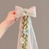 Acessórios de Cabelo com Véu Infantil, Coroa de Cabeça para Aniversário de Meninas, Presilhas de Cabelo para Decoração de Casamento de Princesa para Meninas, Presilhas de Cabelo para Festa de Bebê Menina