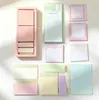 Bloc de Notas Adhesivas de Forma Irregular Ins Creativo Japonés Minimalista Libro de Mensajes Pegatina Reutilizable Diario Cuaderno Etiqueta