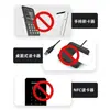 Cartão inteligente com blindagem RFID, segurança da informação, anti-leitura, anti-cópia, anti-skimming e anti-desmagnetização; cartão anti-roubo feito sob medida