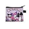 Monedero Nuevo de Kuromi Transfronterizo para Niños, Tarjetero de Dibujos Animados Lindo de Gran Capacidad, Bolsa de Almacenamiento Ligera para Estudiantes de Primaria