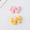 Acessórios de Resina de Coelho Brilhante de Desenho Animado Presilha de Cabelo DIY Elástico de Cabelo Presilha de Garra Capa de Celular Adesivos para Copo de Água Decalques