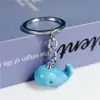 Pingente Chaveiro Bolsa Tecida com Contas de Porcelana Morango Fresco de Yuan Xiaohong Artesanato Cultural Étnico Criativo de Feira Noturna