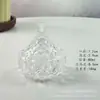 Taza Creativa Cónica de Vidrio Estilo Chino con Tapa, Taza Nido de Pájaro, Bol de Vidrio, Plato para Postre de Té de la Tarde, Caja de Almacenamiento para Cristalería