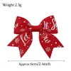 Acessórios de Cabelo Personalizados para Meninas de Natal Transfronteiriços Tecido Estampado Alce Acessórios de Festa Princesa Grampo de Cabelo Grampo de Cabelo 4791