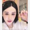 Collar con colgante de calabaza de Buda con incrustaciones de diamantes, accesorios dorados DIY del mismo estilo de Wei Xue, se puede abrir y cerrar, cadena de suéter de estilo chino nuevo para mujer