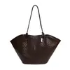 Bolso de Hombro Transfronterizo de Alta Gama para Viajes Diarios, Bolso de Hombro Tejido de Tendencia Retro para Viajes Diarios, Bolso de Gran Capacidad Moderno y Elegante para Debajo del Brazo