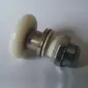 Atacado do Fabricante Rodízios Antigos para Box de Banho com Eixo de Latão, Abertura Excêntrica de Vidro 12, Diâmetro da Roda 22, Espessura 6 a 8 mm