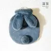 Versión coreana de bolsa de agua caliente de peluche de conejo número grande bolsa de agua caliente de PVC inyección de agua compresa caliente fuente de calor para manos punto venta caliente transfronteriza