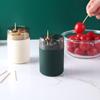 Porta-Palitos Portátil, Tubo de Palitos Plástico Push-Type de Luxo Leve, Pote Criativo Conveniente para Casa, Caixa de Armazenamento de Palitos