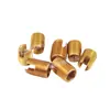 Tornillo Autorroscante Galvanizado Tipo 302 Manga Buje Amarillo Manga de Acero Pavonado Rosca Interna y Externa Ranurada M4M5M6M8M10-M30