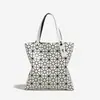 2026 Nuevo Estilo Japonés Patrón de Diamantes Geométricos Bolso Tote Grande de Moda Bolso de Hombro de Moda Bolso Grande de Capacidad para Mujer