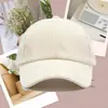 Gorra de Pana con Logo Personalizado, Gorra de Béisbol Otoño e Invierno, Gorra Versátil Exterior Estilo Coreano para Pareja, Bordado Transfronterizo