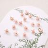 Colgante Mini Perla Imitación Resina 5-7mm Flor de Lirio del Valle Flor de Múltiples Pétalos Pulsera DIY Hecha a Mano Material para Collar Bordado a Mano