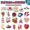 20 Piezas de Imanes Suaves Decorativos de Tablero Perforado para Refrigerador de Casa, Estilo Retro Americano, Modernos y Geniales, para Bricolaje