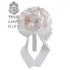 Venda Quente Flor Artificial Produtos de Casamento Casamento Noiva Madrinha Buquê Buquê de Rosas Artificiais Combinação de Cores Buquê de Casamento