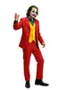 Disfraz de Halloween Cos Payaso Joker Joaquin Phoenix Disfraz Escenario Juego de Rol Traje Cosplay