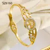 Joyería para Manos Europea y Americana Anillo Geométrico Corte de Línea Árbol de la Vida Diamante de Barro Incrustado Accesorios de Pulsera Pulsera de Acero de Titanio para Mujeres