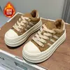 Zapatos Retro de Suela Gruesa para Mujer Versátiles Plataforma Primavera y Otoño 2026 Nuevo Estilo de Otoño Popular Celebridad de Internet Más Vendido Casual Deportivos Zapatos de Skate