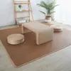 Tapete de Sala de Estar Tatami Estilo Japonês, Tapete Grande Área Trançado em Rattan para Uso Doméstico, Tapete Antiderrapante de Verão para Quarto ao Lado da Cama