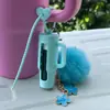 Llavero de Funda Protectora de Silicona para Labial Transfronterizo Funda de Silicona para Labial de Grado Alimenticio Creativa Funda Protectora de Silicona Anti-Rayones para Labial