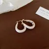 Novos brincos retrô de nicho banhados a ouro com microdiamantes ovais vermelhos, brincos de alta qualidade com temperamento único de socialite