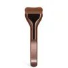 Nuevo popular pincel de base de una sola pieza, ultradelgado, con lengüeta ensanchada, corrector sin marcas, no absorbente, cabeza plana, cerdas suaves, herramienta de maquillaje