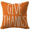 El Producto Nuevo Más Vendido de Amazon Funda de Almohada Estampada de Lino Pavo de Acción de Gracias Calabaza Decoración de Sala de Estar Venta Directa de Fábrica