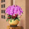 Novo Estilo Chinês Grande Calibre Phalaenopsis Vaso de Flores Especial Cesta Azevinho Balde Dourado Balde de Suporte Decoração de Interiores Ornamentos