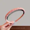 Diadema Infantil con Diseño Floral Francés, Pinza para el Cabello Antideslizante Dentada, Diadema para Lavarse la Cara, Pasador de Niña de Bosque Estilo Hada, Accesorio para el Cabello