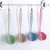 Colher de Sopa de Palha de Trigo, Colher Doméstica de Cabo Longo para Mingau, Utensílios de Cozinha de Plástico, Colher Grande Espessada para Mingau, Atacado