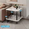 Mesa de Centro Pequeña, Mesa Auxiliar, Mesa Pequeña, Dormitorio del Hogar, Habitación de Niña, Mesita de Noche, Apartamento Pequeño, Gabinete Lateral Simple para Sofá, Mesa Cuadrada