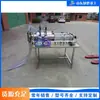 Máquina llenadora neumática de doble cabezal horizontal, equipo de llenado cuantitativo para detergente de lavandería, maquinaria de llenado de pasta con calentamiento a temperatura constante