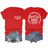 Viagem de Meninas 2026 Nós Amazon Ebay Site Independente Camiseta Casual Versátil Feminina Gola Redonda Manga Curta