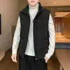 Chaleco de algodón suelto de moda estilo americano para comercio exterior para hombres y mujeres, versión coreana de invierno, elegante diseño de cuello alto, chaqueta versátil para parejas