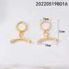 Fecho para Colar de Pérolas Ouro 18K Incrustado com Zircônia Fecho Irregular Ot Acessórios de Joalheria para Pulseira Colar