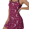 Comercio Exterior Más Vendido Primavera y Verano Casual Forma de Corazón Dibujos Animados Estampado Lindo Ropa de Casa Camisola Sexy Camisón Ropa de Dormir Sexy
