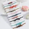 Conjunto de Pulseiras Coloridas de Pedra Natural Irregular, Luxo Leve, Pulseira de Nicho de Alta Qualidade, Joias da Moda Europeia e Americana para Mulheres, Transfronteiriço
