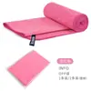 Toalha esportiva de veludo dupla face transfronteiriça microfibra secagem rápida absorvente portátil yoga fitness macia toalha de praia