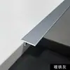 Tira de acabado para azulejos de aleación de aluminio, umbral de puerta de metal con forma de T, tira decorativa de metal, tira de acabado para borde de piso de madera