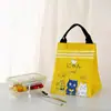Nueva Bolsa de Almuerzo Estilo Gato de Dibujos Animados Bolsa Portátil para Comida Bolsa para Almuerzo Bolsa para Lonchera Bolsa de Picnic Bolsa de Hielo Bolsa Impermeable con Aislamiento