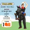 Disfraz Divertido de Vaquero Occidental para Montar Niños Atuendo de Presentación para Adultos Venta al por Mayor Disfraz de Festival para Escenario Disfraz de Caballo Inflable