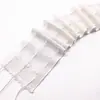 Cordones para Cortinas y Cenefas, Correas Cruzadas, Accesorios para Decoración de Ventanas, Gancho Individual, Gancho en S, Correa con Gancho, Cuatro Hilos, Tres Hilos, Correa de Tela Blanca
