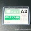 Portatarjetas de PVC Personalizado Transparente Permiso de Trabajo Tarjeta de Identificación de Estudiante Tarjeta de Exposición Fabricante Personalizado Funda Transparente de Plástico Duro Al por Mayor