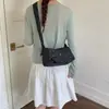 Bolso de mano plisado de moda estilo coreano para mujer, nuevo modelo primavera 2026, bolso cruzado de hombro con cordón de estrella casual único