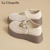 Sandalias Mary Jane Huecas de Suela Gruesa para Mujer 2026 Nuevas de Verano Transpirables Tejidas que Aumentan la Altura Sandalias Romanas En Stock