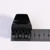 Grampo de cabelo preto tipo garra tamanho grande e médio pequeno feito à mão DIY grampo de cabelo simples Coringa placa de cabeça clipe tubarão de cabelo atacado