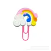Clips de Papel de Colores con Forma Especial de Venta Caliente Transfronteriza, Accesorios de Papelería para Estudiantes, Clips de Papel Navideños de Dibujos Animados Lindos en Stock, Marcadores