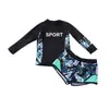 Trajes de Baño para Niños Niños Manga Larga Protección Solar Secado Rápido Traje de Natación Niñas Bebé Traje de Buceo Traje de Surf Padre-Hijo Venta al por Mayor
