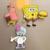 Imán Rotatorio de Nevera de Dibujos Animados de Bob Esponja Decoración Magnética Creativa Lindo Periférico de Anime Artículo de Decoración del Hogar de Alto Valor